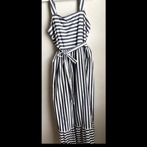 A New day maxi dress. Chambray stripe with tie. XL